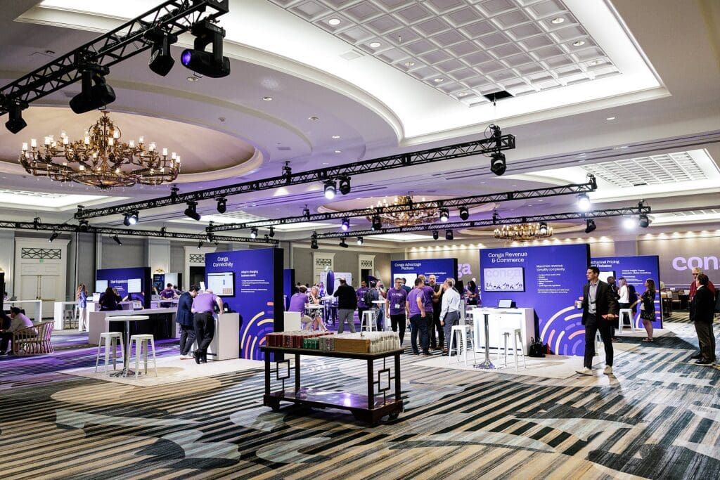 Corporate event photography for Conga Connect26 at the Omni Orlando Resort at ChampionsGate in Orlando, captured by Gracie May Photography